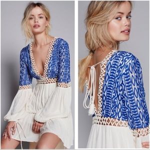 FREE PEOPLE | Dusk Till Dawn Boho Minidress